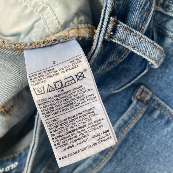 Old Navy Jeans Rockstar Super Skinny Distressed Mid Rise Sz 2 - Picture 11 of 11